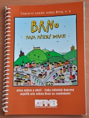 Brno, mapa městské dopravy (1:15000, DPMB 2010), ISBN 80-7316-235-1